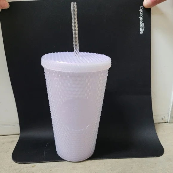 Spiked icy white iridescent cold cup 16oz  Starbucks. - Picture 7 of 8